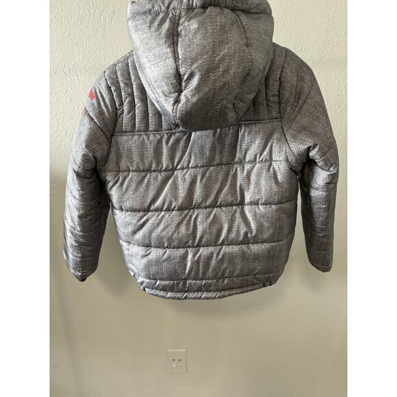 Tommy Hilfiger Puffer Jacket Kids Boys Size 7 / 8 Grey New - Picture 5 of 5